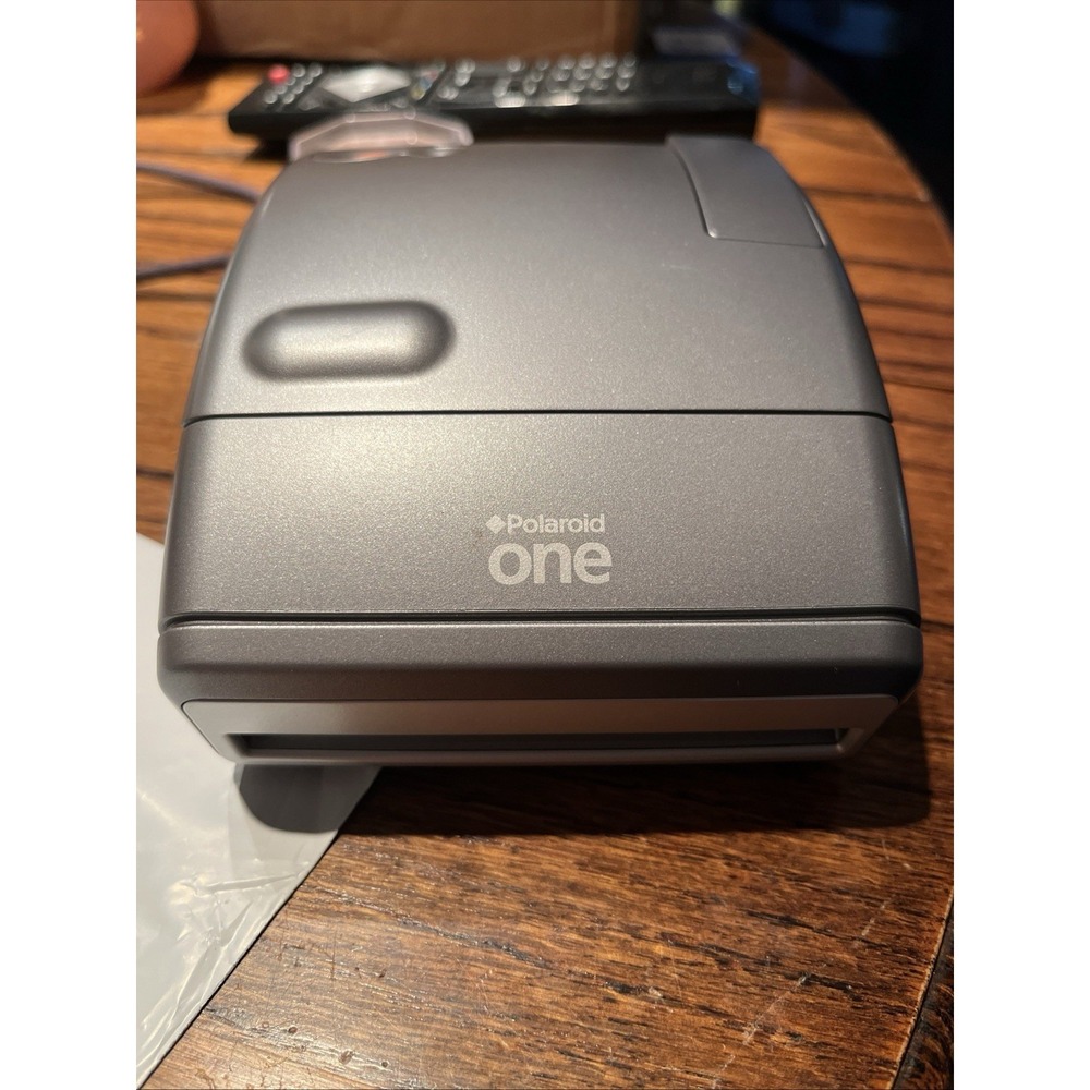 Polaroid One 600 Instant Camera Silver - untested